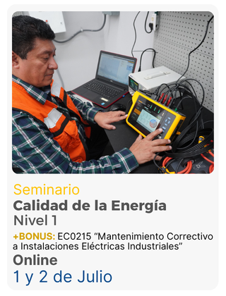 Seminario de calidad de la energía  Home Ocimaq Curso calidad de la energia OCIMAQ